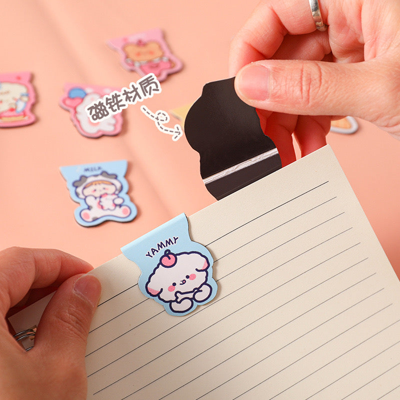 Marque Page Magnétique | Bookmark | Double Page | Animaux | Mignons | Kawaii