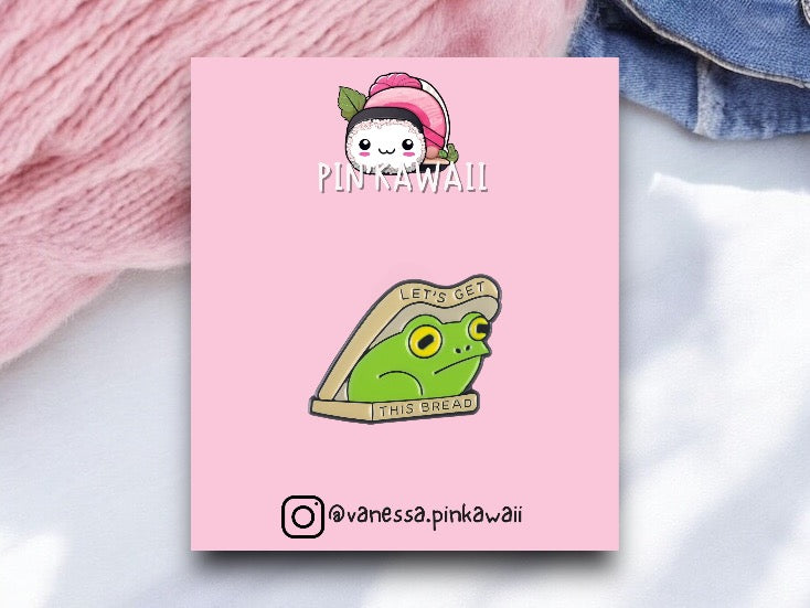 E-Mail-Brosche | Froschsandwich | Froschliebhaber | Frosch | Kawaii | Spaß | Humor