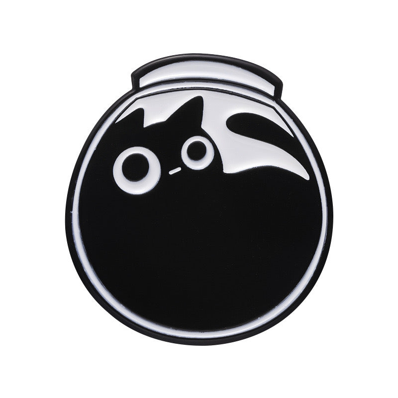 Email Brooch Pin | Cats in a Glass Jar | Kitten | Kawaii | Fun | Humor