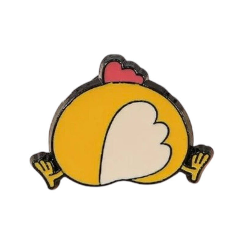 Pin's Broche Email | Derrière, Fesses d'animaux | Poulet Chien Cochon | Kawaii | Fun | Mignon Dessin Animé