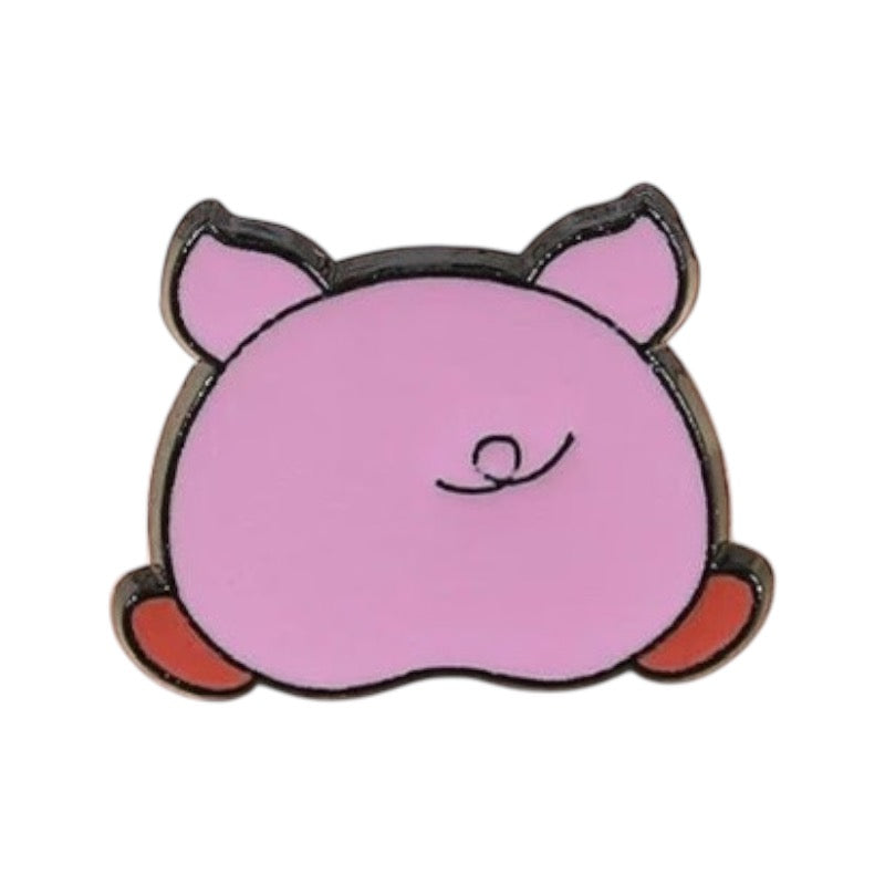 Pin's Broche Email | Derrière, Fesses d'animaux | Poulet Chien Cochon | Kawaii | Fun | Mignon Dessin Animé