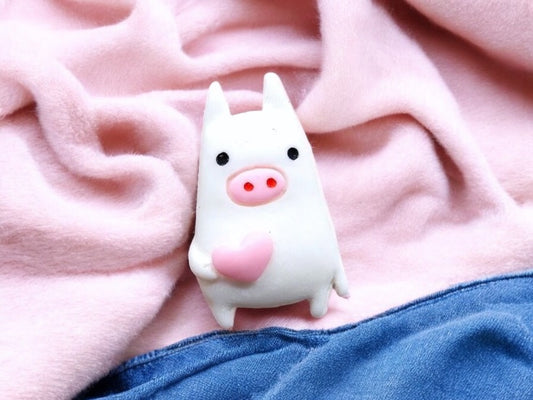 Pin's Broche | Cochon Kawaii | Cochon Doux Résine | Mignon | Kawaii