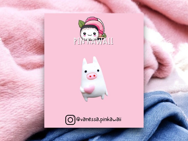 Pin's Broche | Cochon Kawaii | Cochon Doux Résine | Mignon | Kawaii