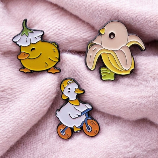 Pin's Broche Email | Canard | Mignon | Kawaii | Fun | Humour