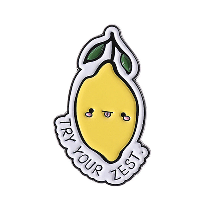 Pin's Broche Email | Citron | Lemon Aid | Kawaii | Fun | Humour Jeu de Mot