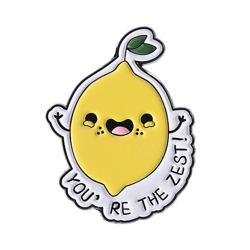 Pin's Broche Email | Citron | Lemon Aid | Kawaii | Fun | Humour Jeu de Mot