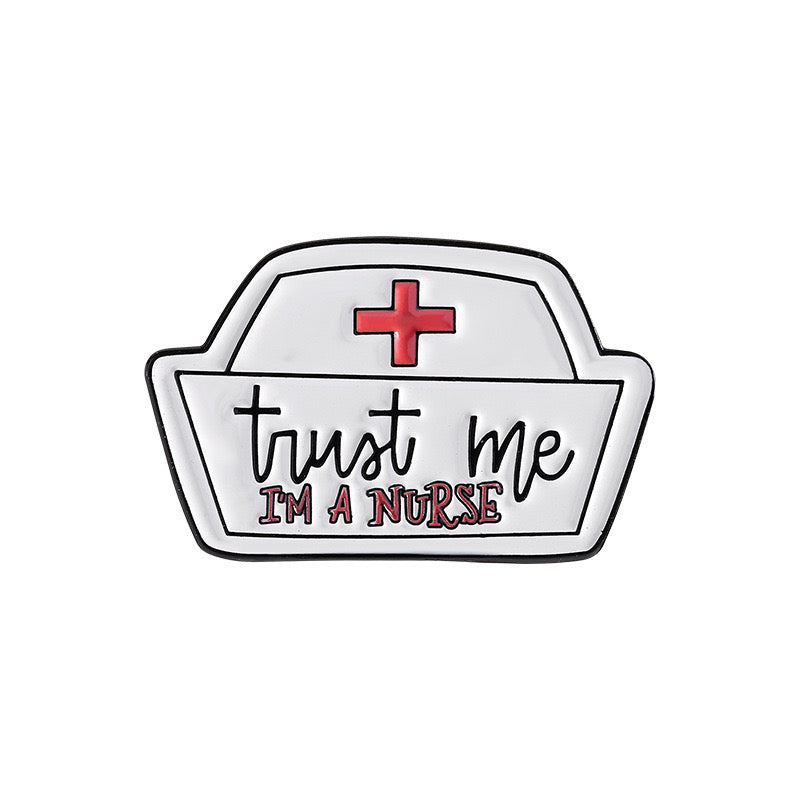 Pin's Broche Email | Docteur | Humour Trust me I'm Doctor Nurse | Médecine | Kawaii | Fun | Humour