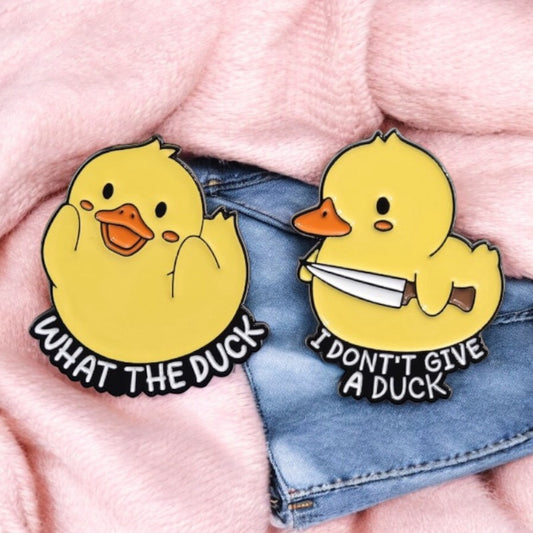 Email Brooch Pin | Animals Middle finger | Fuck | Humor | Kawaii | Cute | Rabbit Chick Cat Duck