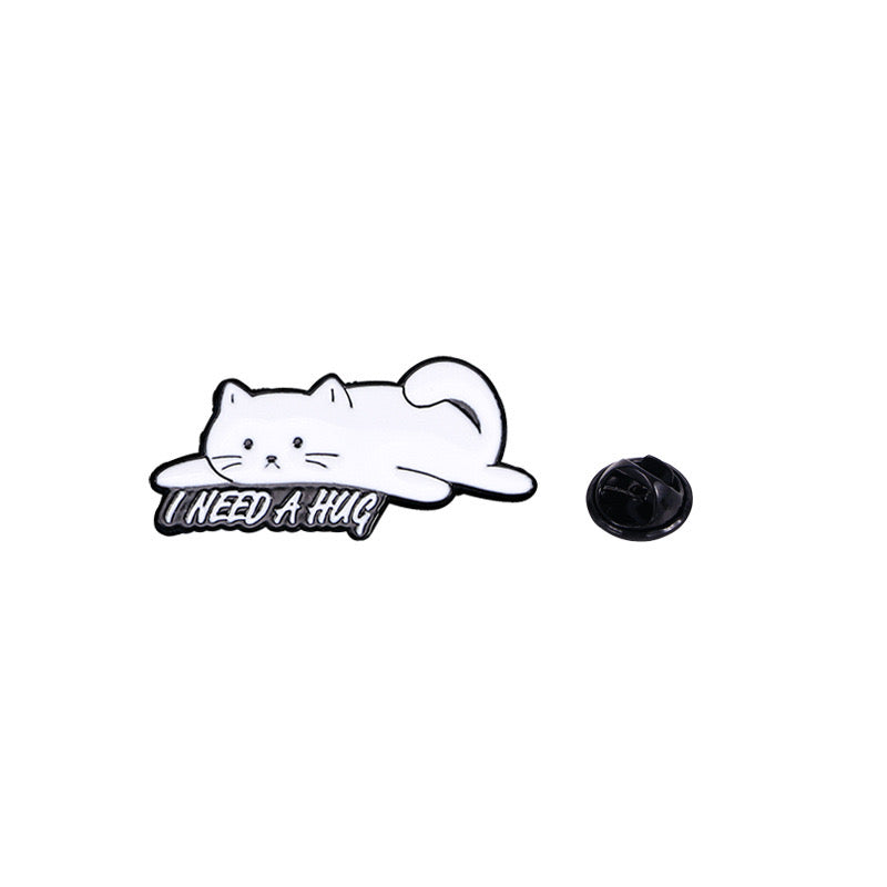 Pin's Broche Email | Chat ou Mouton | Flemme | Kawaii | Fun | Humour