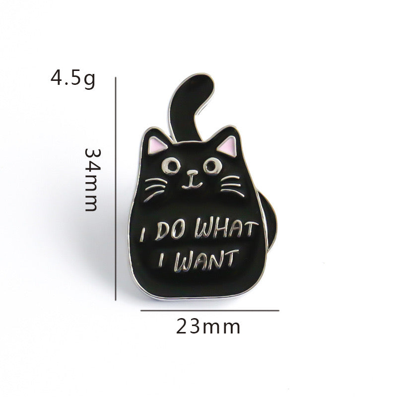 Email Brooch Pin | Cat Knife | Humor | Cute | Fun | Kawaii