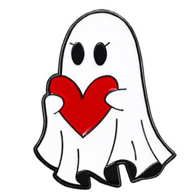 Pin's Broche Email | FantômE | Fantome | Cute Mignon | Humour Fun Halloween Horreur | Kawaii