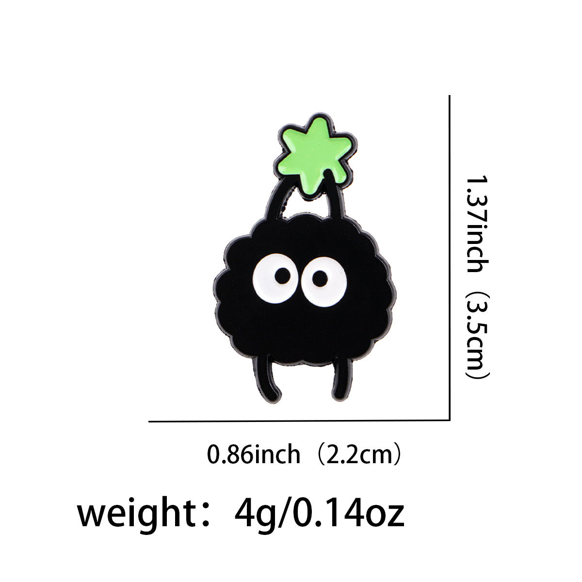 Pin's Broche Email | Petite Bête Noire | Humour | Kawaii Mignon