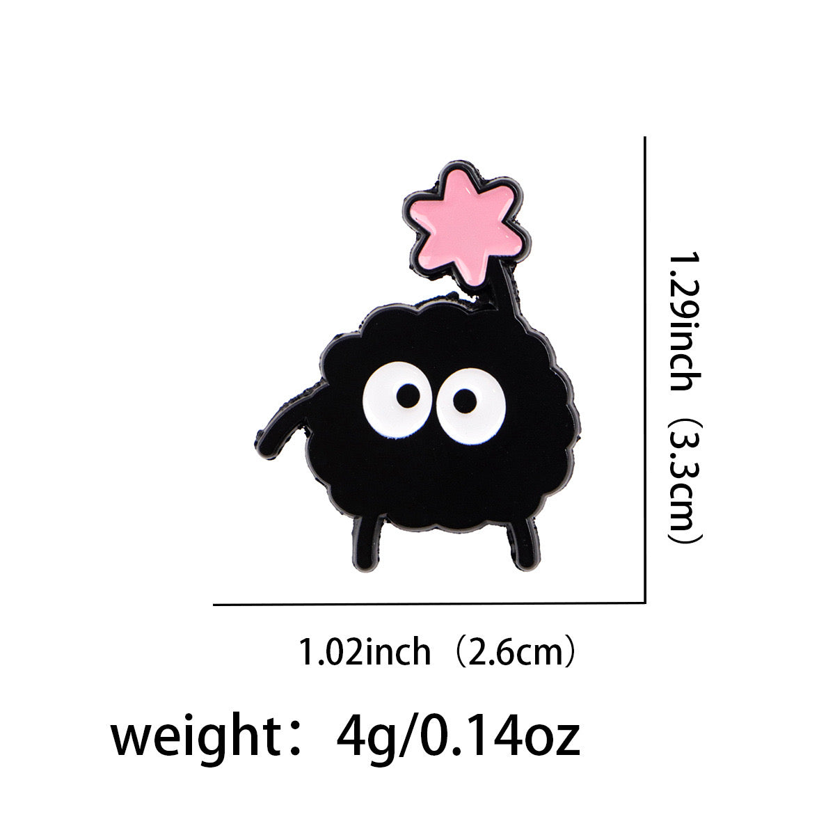Pin's Broche Email | Petite Bête Noire | Humour | Kawaii Mignon