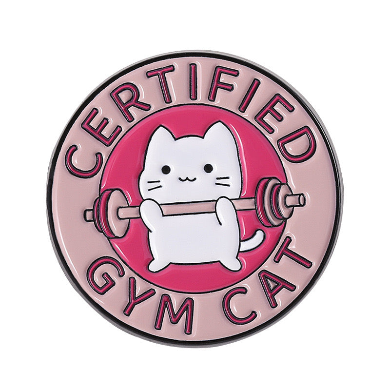 Pin's Broche Email | Gym Booty Club | Musculation | Kawaii | Fun | Humour Mignon