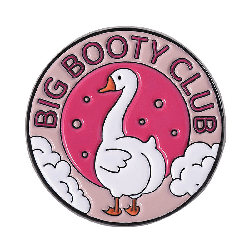 Pin's Broche Email | Gym Booty Club | Musculation | Kawaii | Fun | Humour Mignon