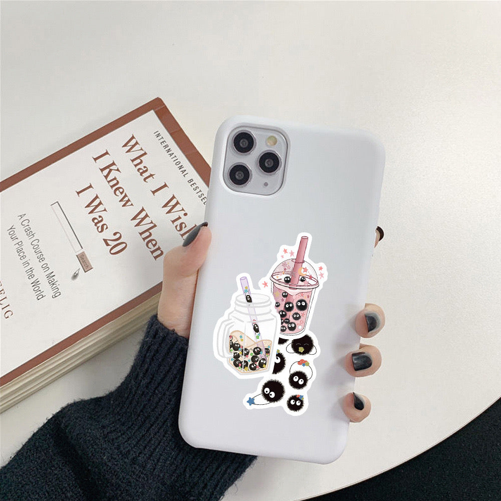 Set mit 3 Aufklebern | Aufkleber | Glänzendes Vinyl | Bulldogge | Süße Hunde | Möpse | Kawaii