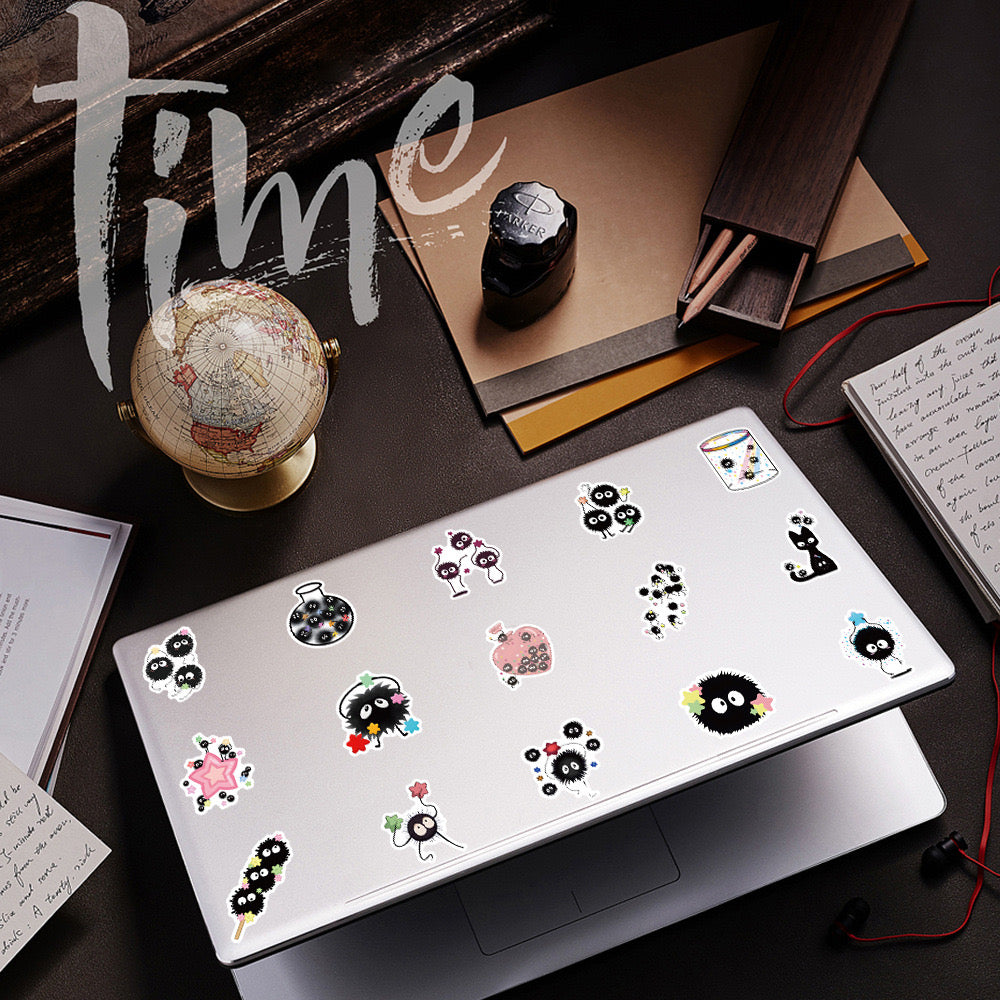 Set mit 3 Aufklebern | Aufkleber | Glänzendes Vinyl | Bulldogge | Süße Hunde | Möpse | Kawaii