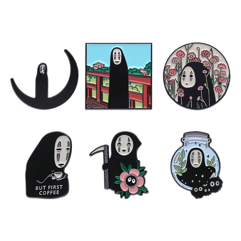 Pin's Broche Email | Fantôme | Amoureux Kawaii | Cute Mignon | Humour Fun | Kawaii Manga