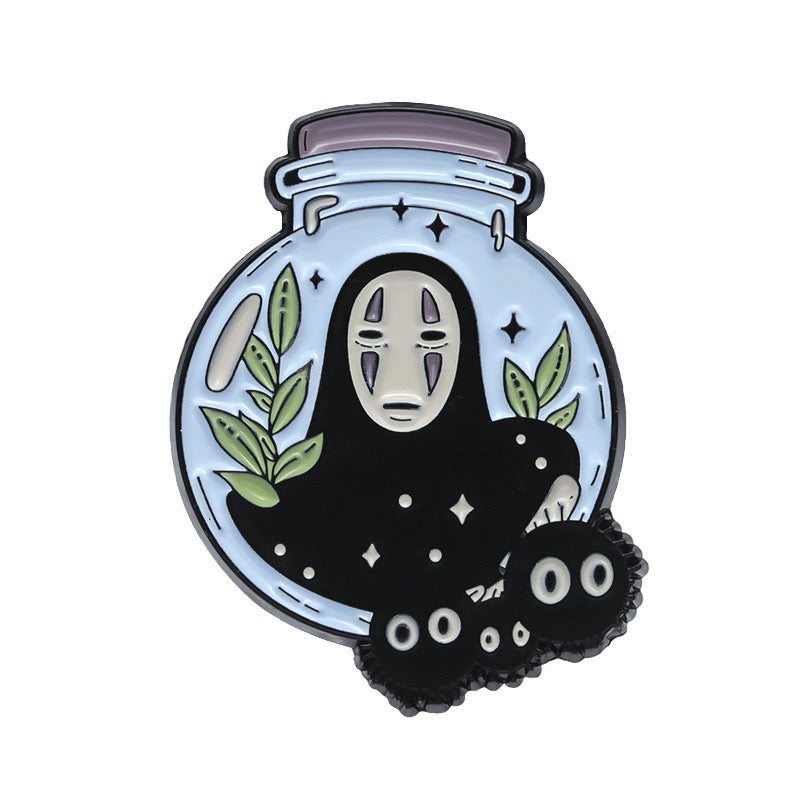 Pin's Broche Email | Fantôme | Amoureux Kawaii | Cute Mignon | Humour Fun | Kawaii Manga