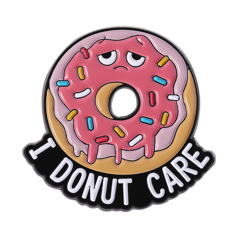 Pin's Broche Email | Donut Care Donut Stress | Kawaii | Fun | Humour