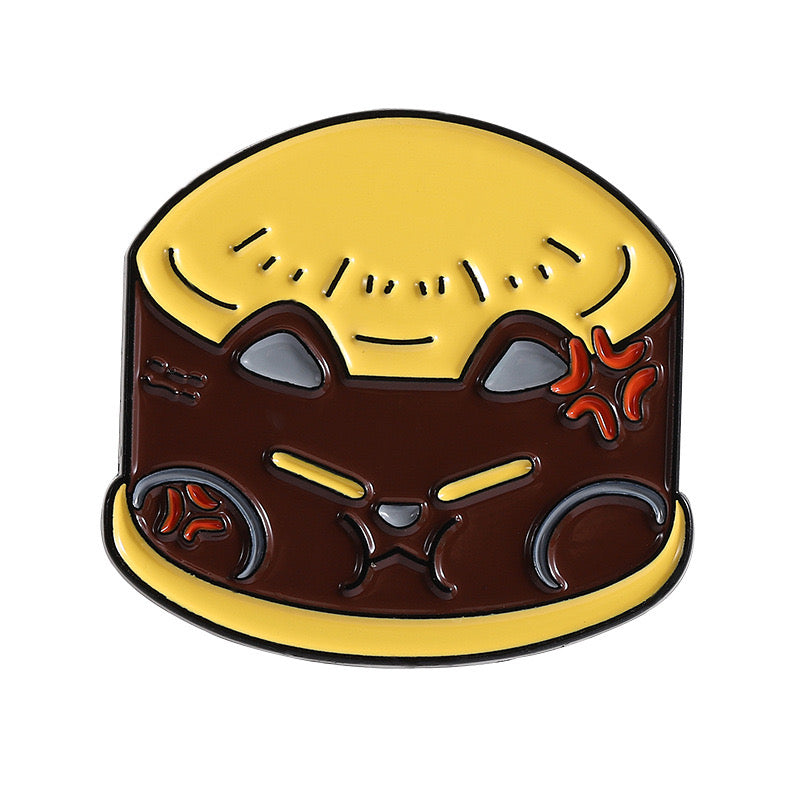 Pin's Broche Email |  Chat Boite de conserve | Amoureux des Chats | Humour Dessin Animé | Kawaii | Fun