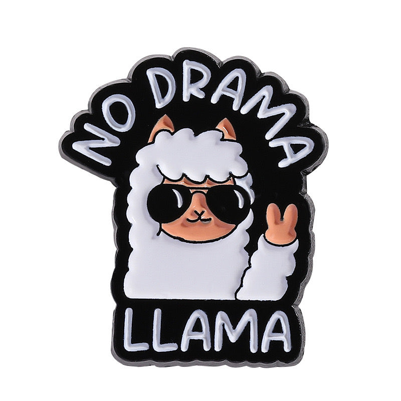 Pin's Broche Email | Lama Humour Jeu de mots | Kawaii | Fun