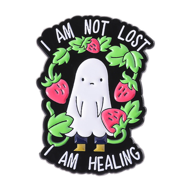 Pin's Broche Email | Fantôme | Cute Mignon | Humour Fun Halloween Horreur | Kawaii