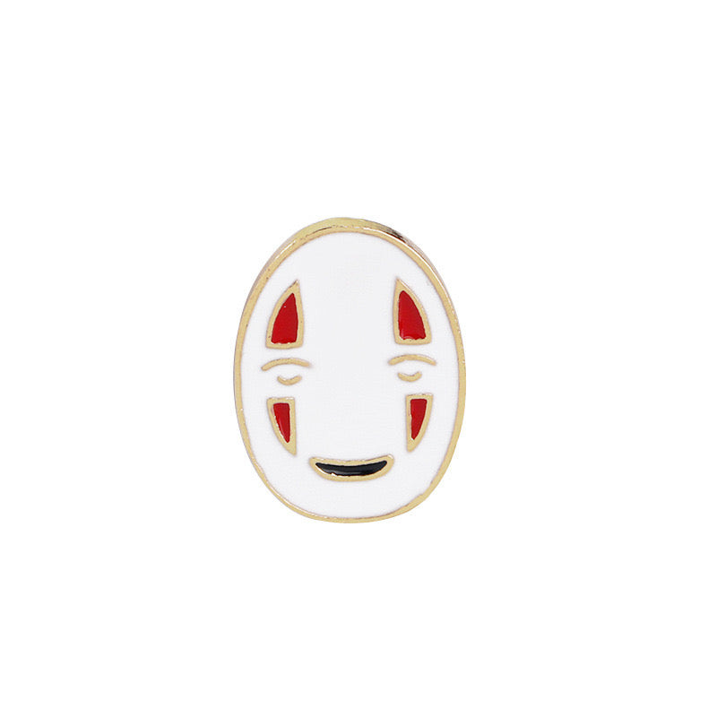 Pin's Broche Email | Fantôme Visage | Cute Mignon | Humour Fun | Kawaii