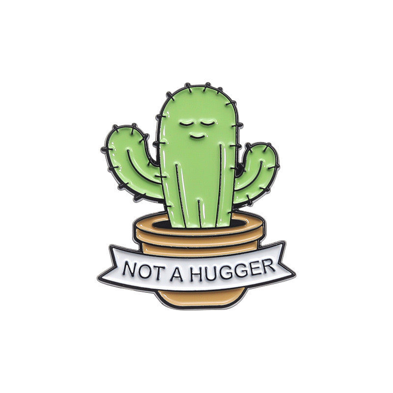 Pin's Broche Email | Grenouille Couteau Cactus Hugger  | Humour | Mignon | Fun | Kawaii
