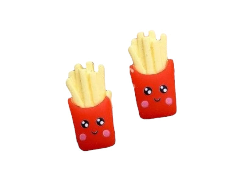 Boucles d'oreilles Résine | Frites | Français | Kawaii