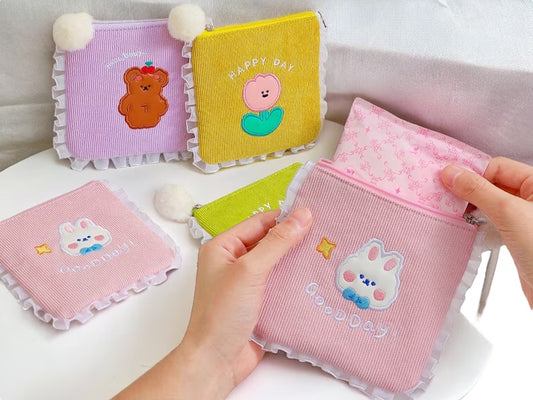 Storage Pouch | Sanitary Napkin Pouches | Kawaii Cute