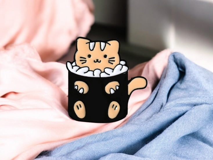 Pin's Broche Email | Chats Sushi | Sushi de Chaton | Kawaii | Fun | Humour