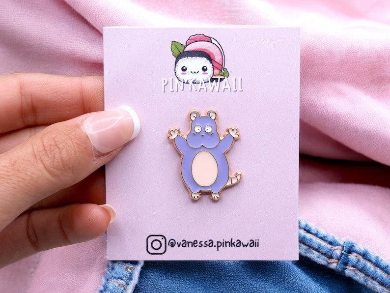 Email Brooch Pin | Spirited Away | Boh Mouse | Kawaii | Cute