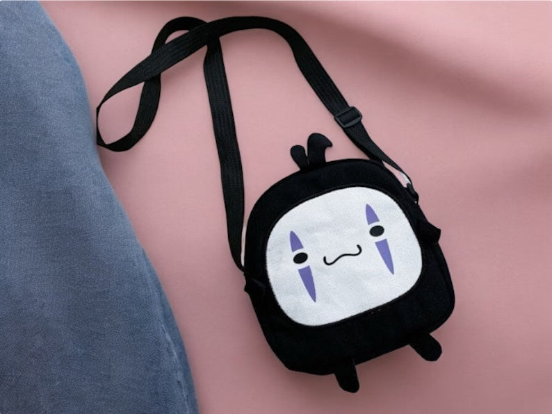 Crossbody handbag | Totoro | Faceless Man | Spirited Away | Kawaii | Cute Cartoon