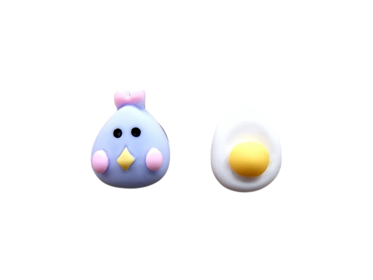 Boucles d'oreilles | Poule et Oeuf | Poussin | Kawaii Mignon