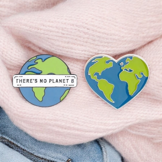 Email Brooch Pin | Save the Earth | Save Planet | Deforestation | Kawaii | Fun | Humor