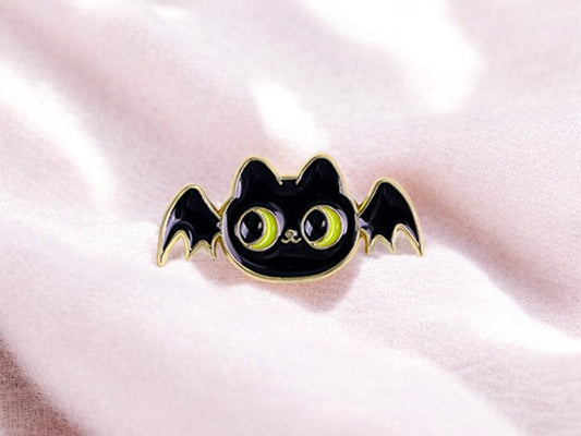 Pin's Broche Email | Chauve Souris | Halloween | Kawaii | Mignon Dessin Animé