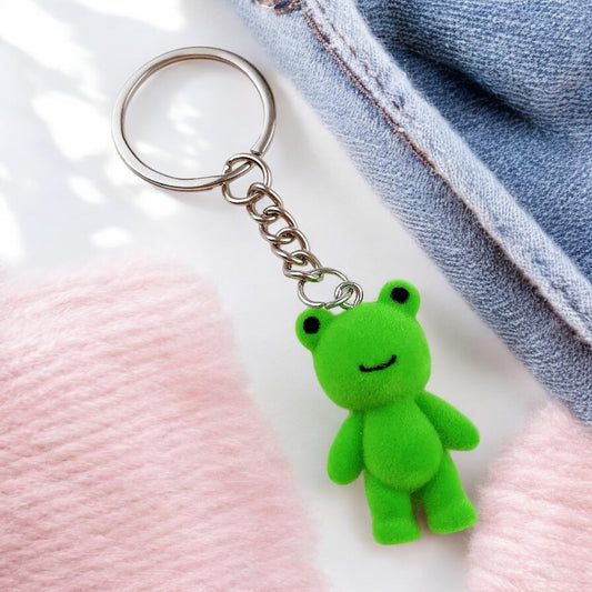 Porte Clé | Grenouille | Kawaii | Mignon | Pendentif Sac Métal