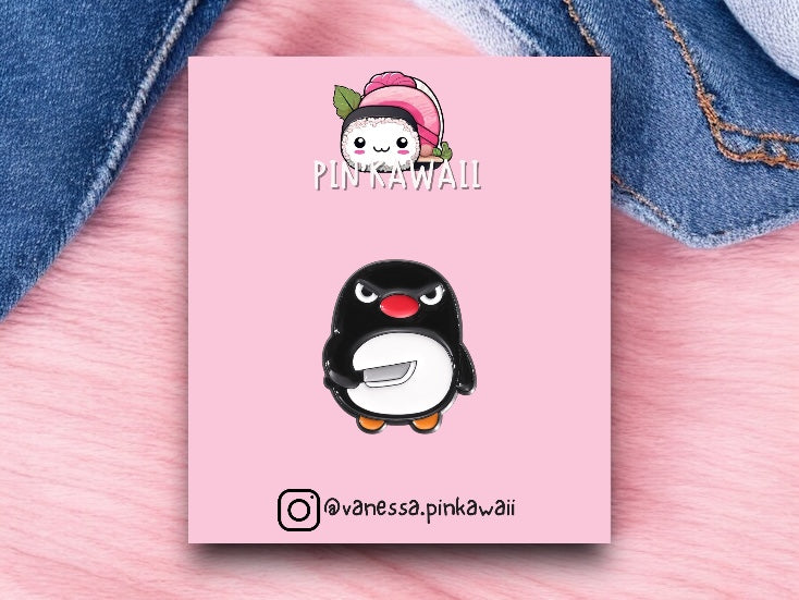 Email Brooch Pin | Animals Middle finger | Fuck | Humor | Kawaii | Cute | Rabbit Chick Cat Duck