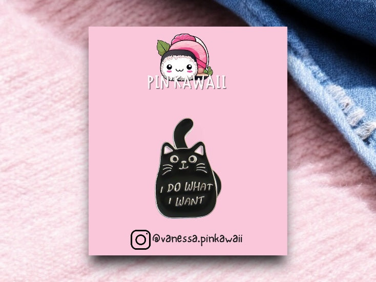 Email Brooch Pin | Cat Knife | Humor | Cute | Fun | Kawaii