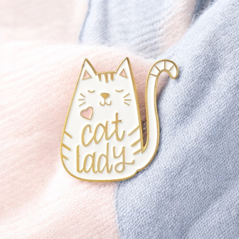 Email Brooch Pin | Dog Mom Heart | Bed Time Moon | Kawaii Pastel Colors | Fun | Humor