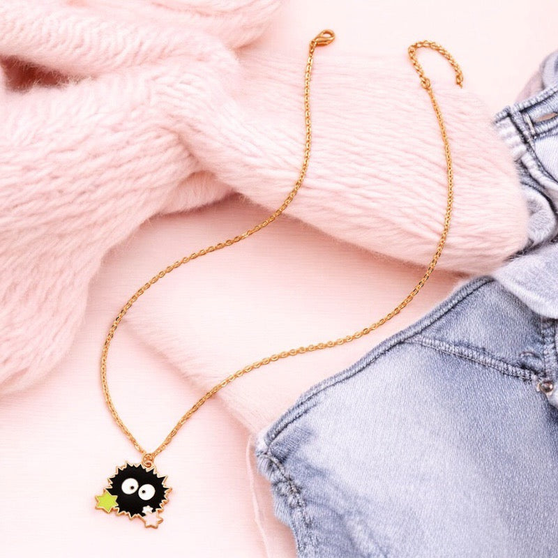 Collier Chaine Pendentif | Petite Bête Noire | Humour | Kawaii | Mignon