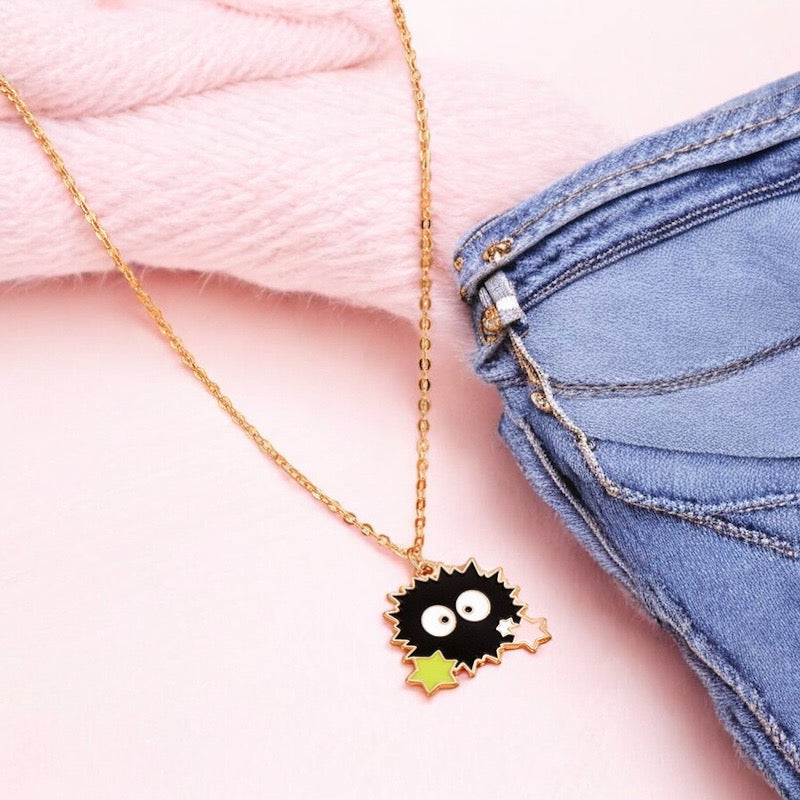 Collier Chaine Pendentif | Petite Bête Noire | Humour | Kawaii | Mignon