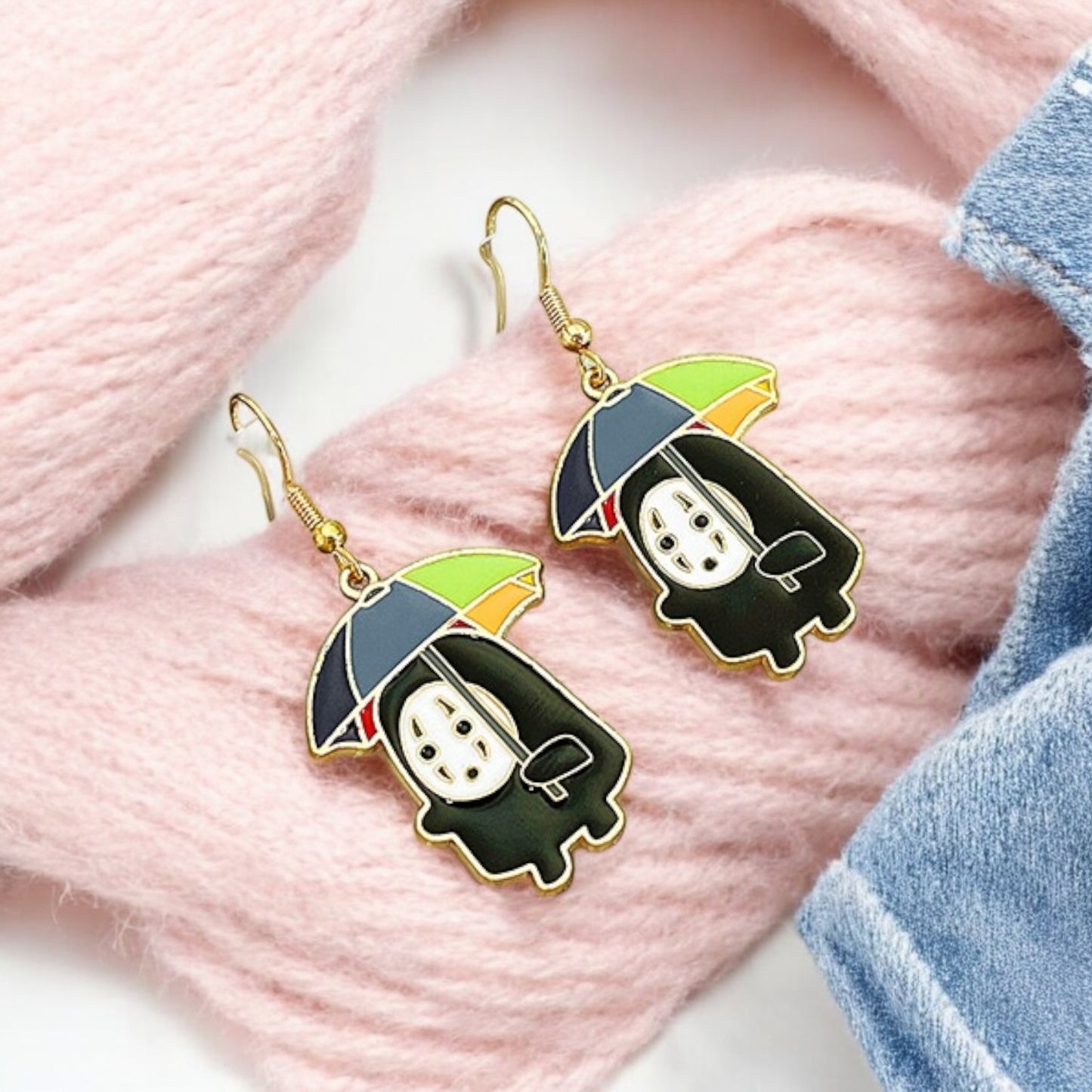 Earrings | Drop earrings | Alice in Wonderland | Late Bunny Alice | Gold Plated Copper
