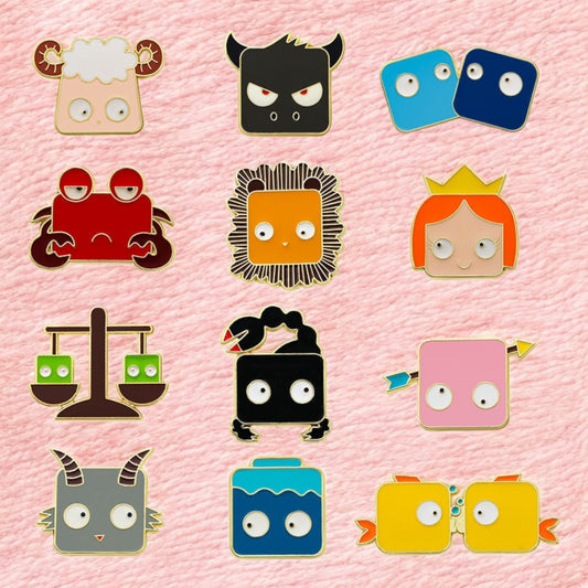 Email Brooch Pin | Rabbit Moon or Sun | Kawaii | Cute Cartoon