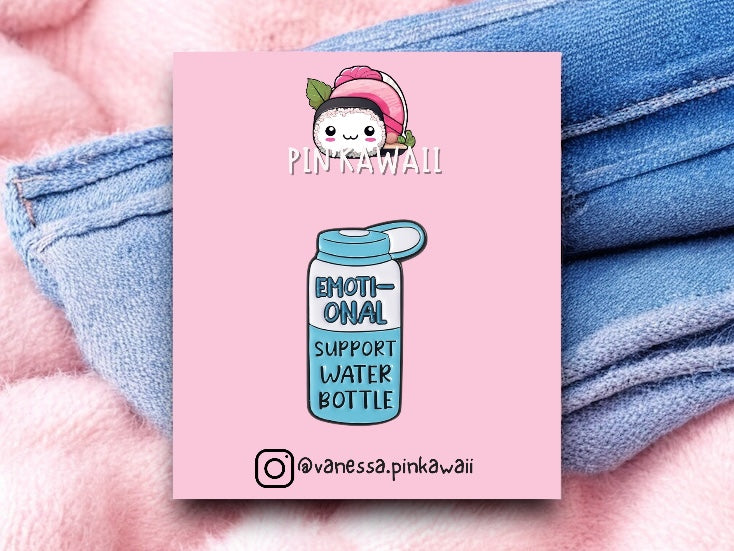 Pin's Broche Email | Mental Health | Santé Mental | Humour | Kawaii | Mignon Boisson