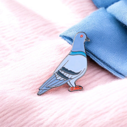 Pin's Broche Email | Pigeon Oiseau | Kawaii | Fun | Humour Mignon