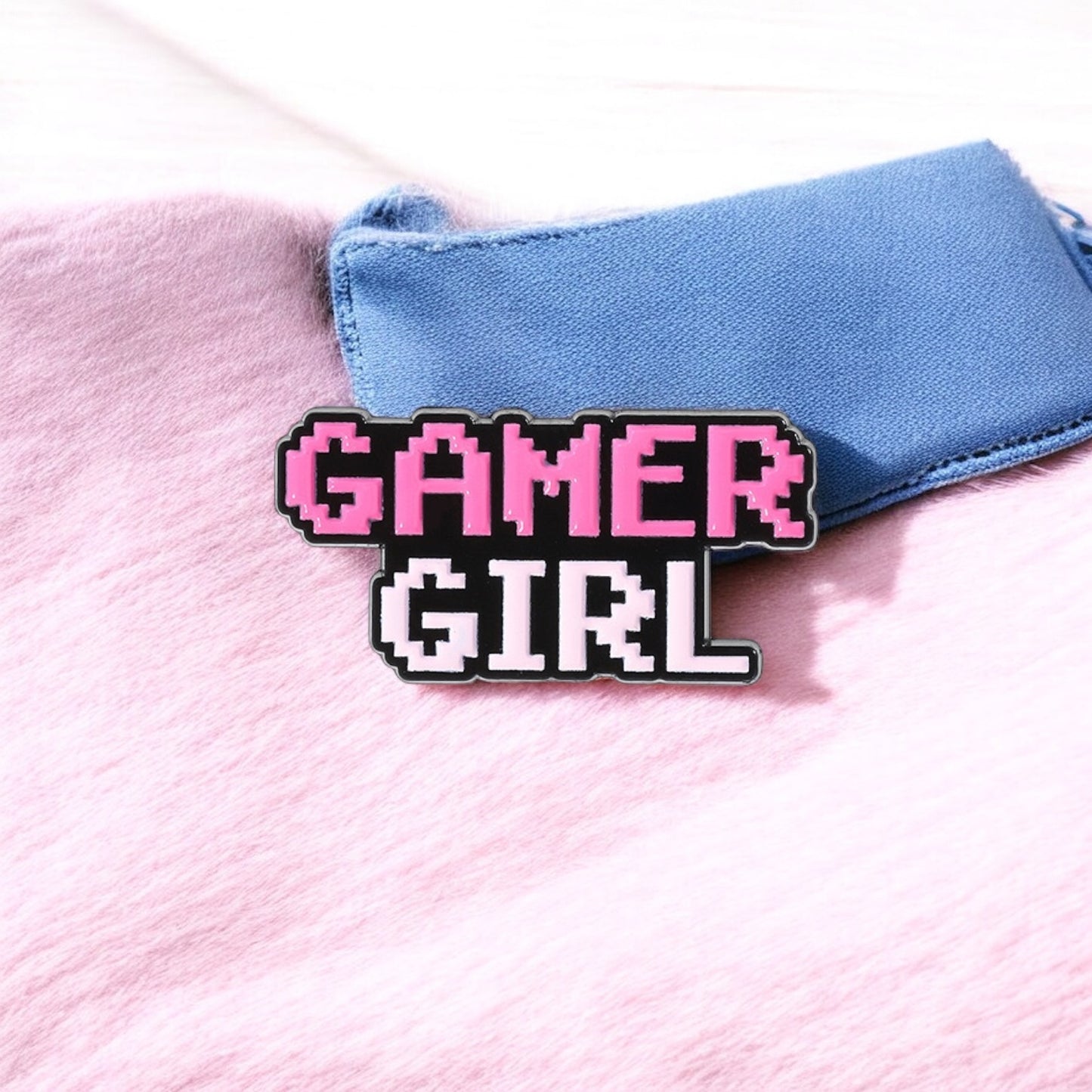 Pin's Broche Email | Console Jeux | Gamer Girl | Kawaii | Fun | Humour