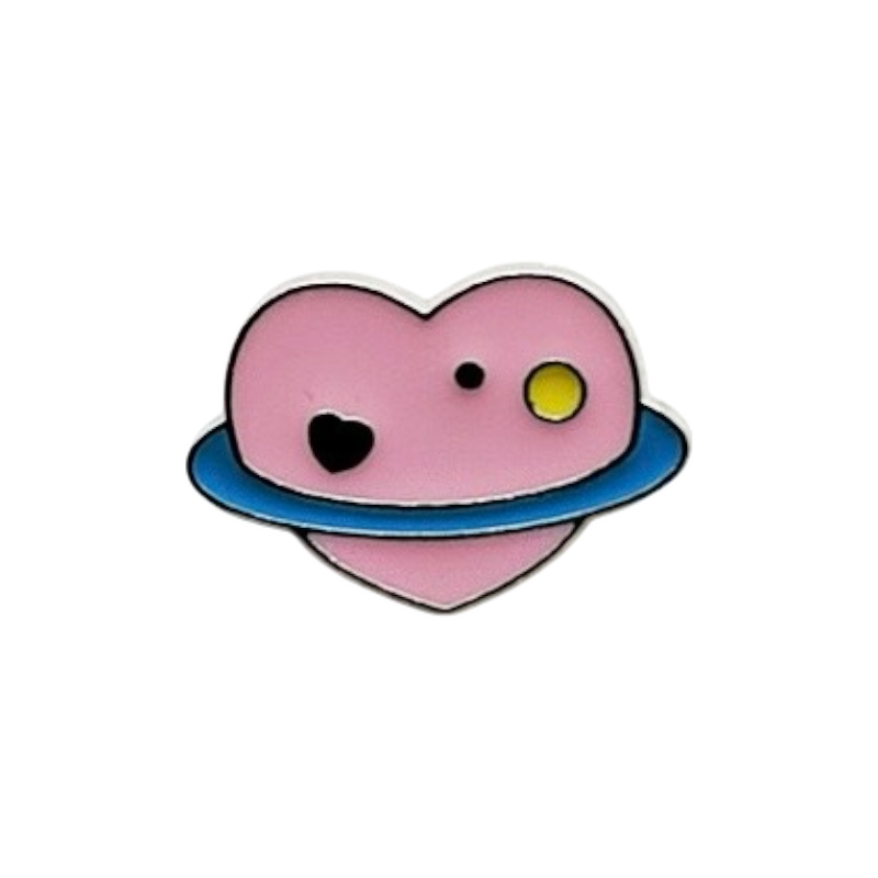 Pin's Broche Email | Coeur Planète | Kawaii | Amour Fun