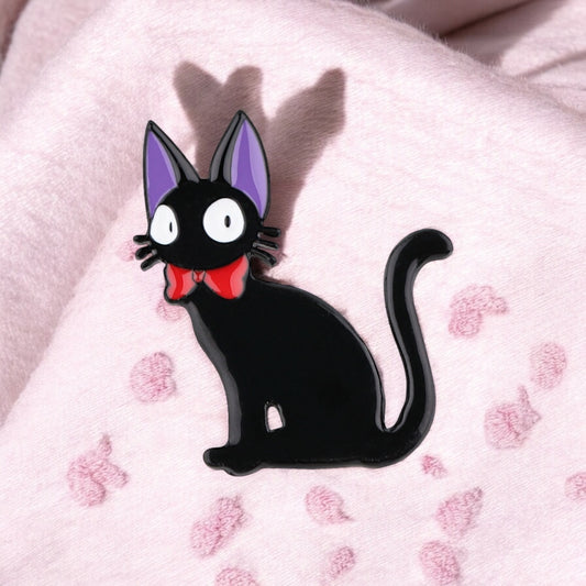 Pin's Broche Email | Chat Boulangerie | Chat Noir | Kawaii | Mignon Dessin Animé